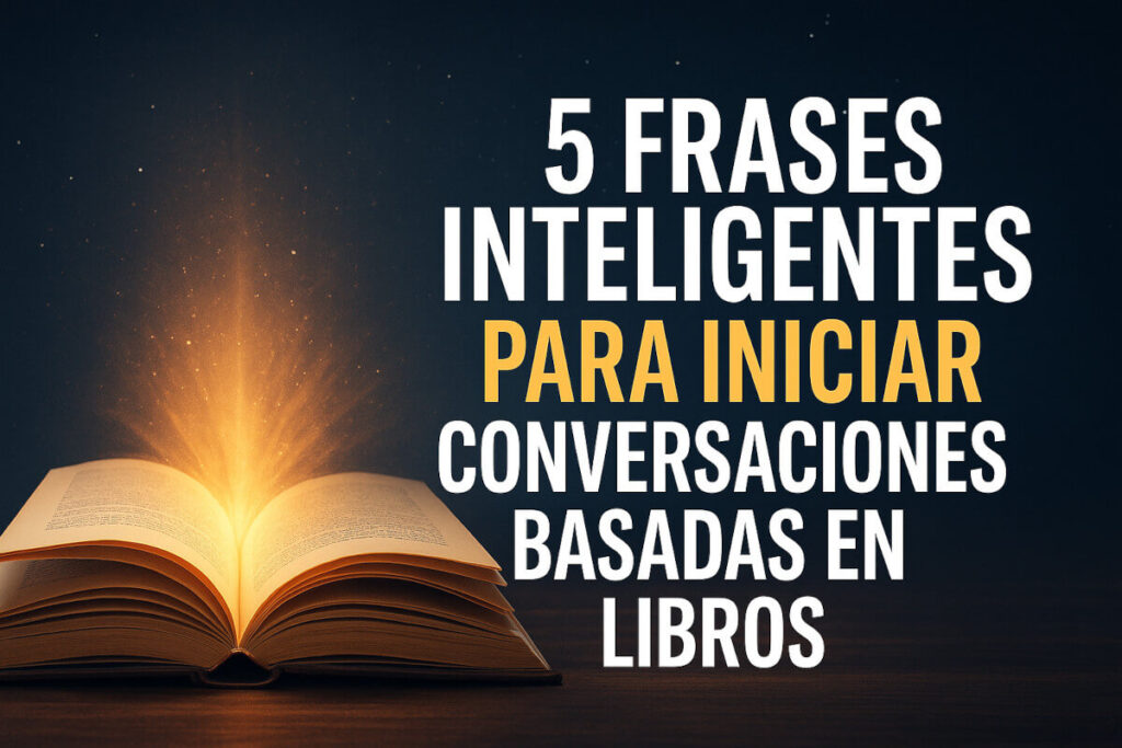 5 Frases Inteligentes para Iniciar Conversaciones Basadas en Libros