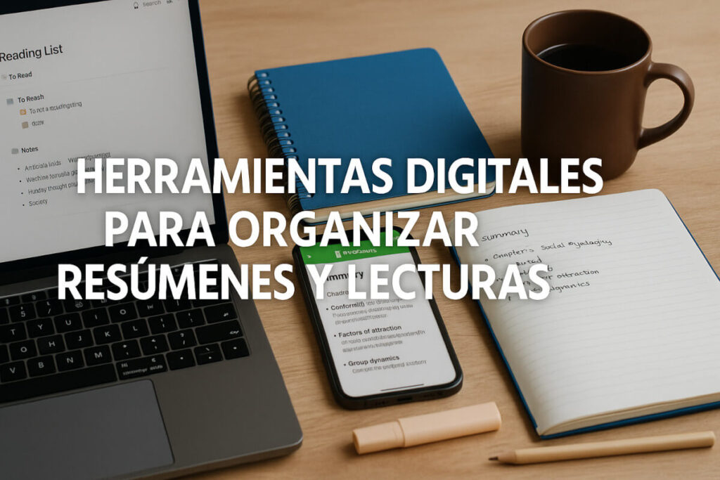 Herramientas Digitales para Organizar Resumenes y Lecturas