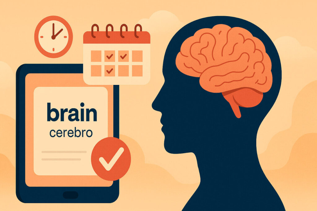 Como usar el espaciado activo para aprender idiomas con mas facilidad