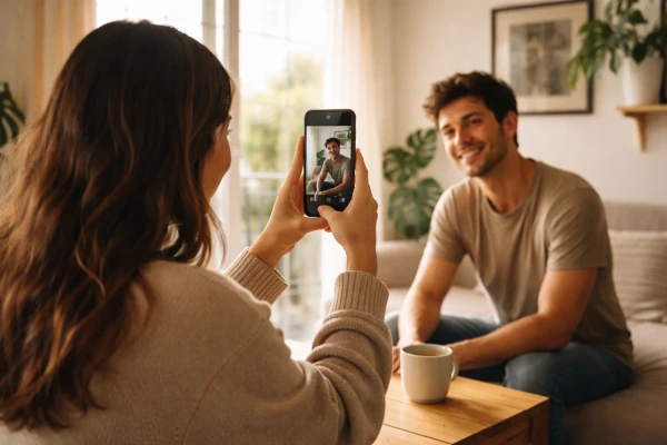 Como hacer buenas fotos de personas en interiores pequenos usando celular, luz natural y sin reglas fotograficas