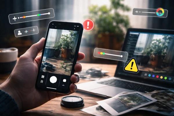El error de confiar en la edicion cuando la foto nace mal usando celular