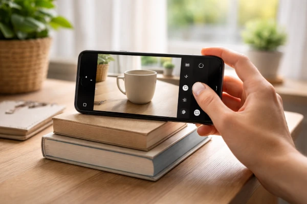 Como evitar fotos movidas al fotografiar objetos simples