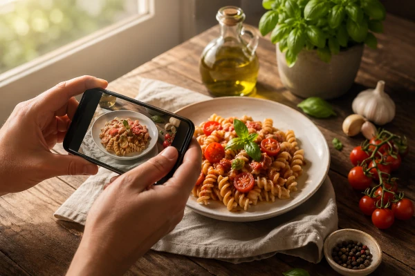 fotos de comida con celular
